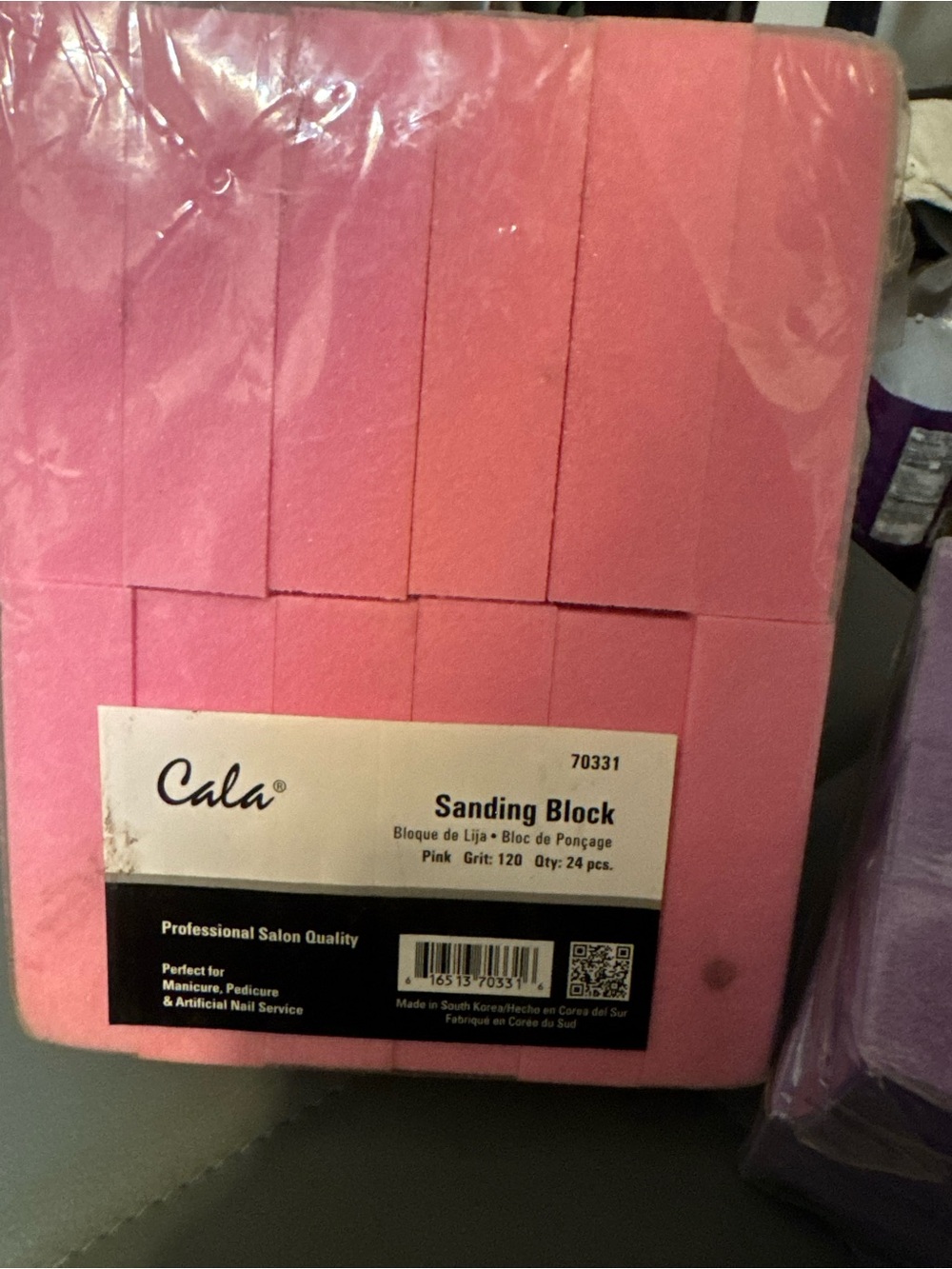 Sanding nail blocks24 pk